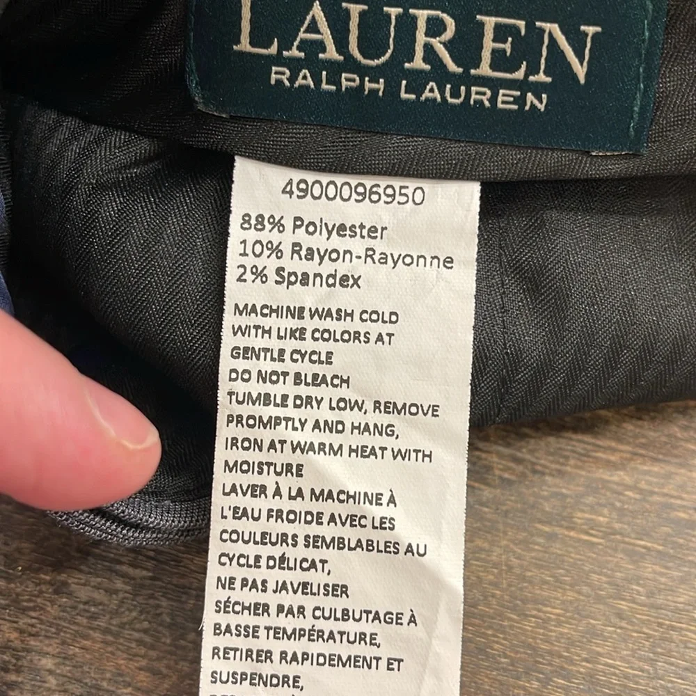 Lauren By‎ Ralph Lauren Suit Separates Pants. Size 34W • 30L. Gray.